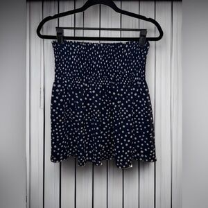 Loft elastic waist polka dot mini skirt - size 6